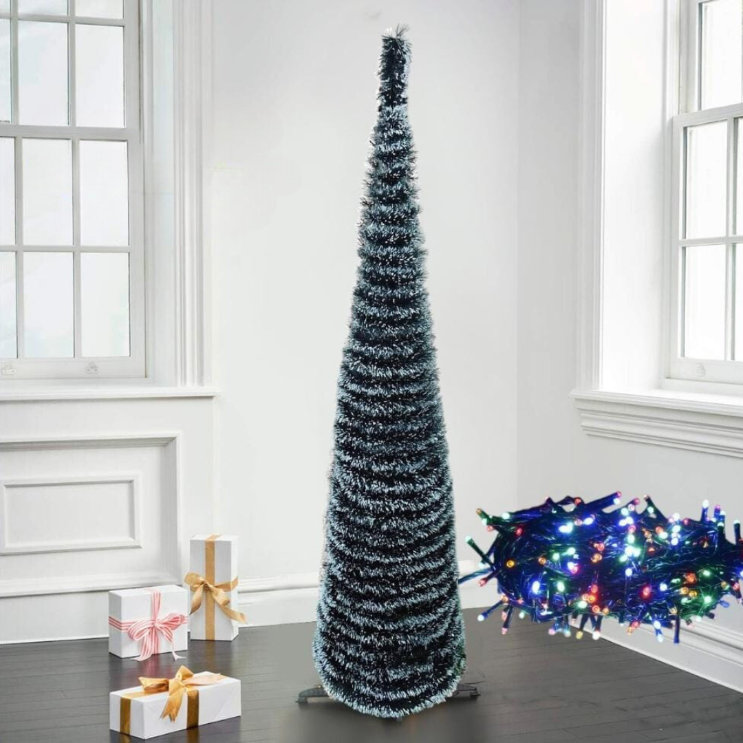 🎄 TreeJoy® Árbol Plegable – Navidad en Instantes + Gratis Pack de luces (200 leds de regalo)