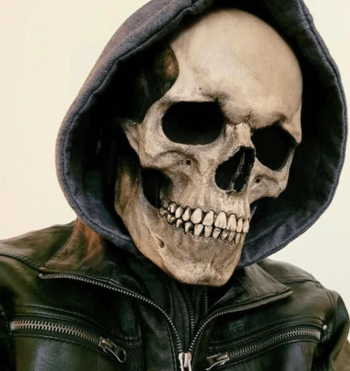 Máscara Calavera Hiperrealista – Horror en tu mirada