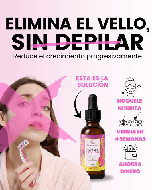 Cyperus Rotundus Oil 30 ml – Menos Vello, Más Suavidad - Aceite Natural Post Depilación
