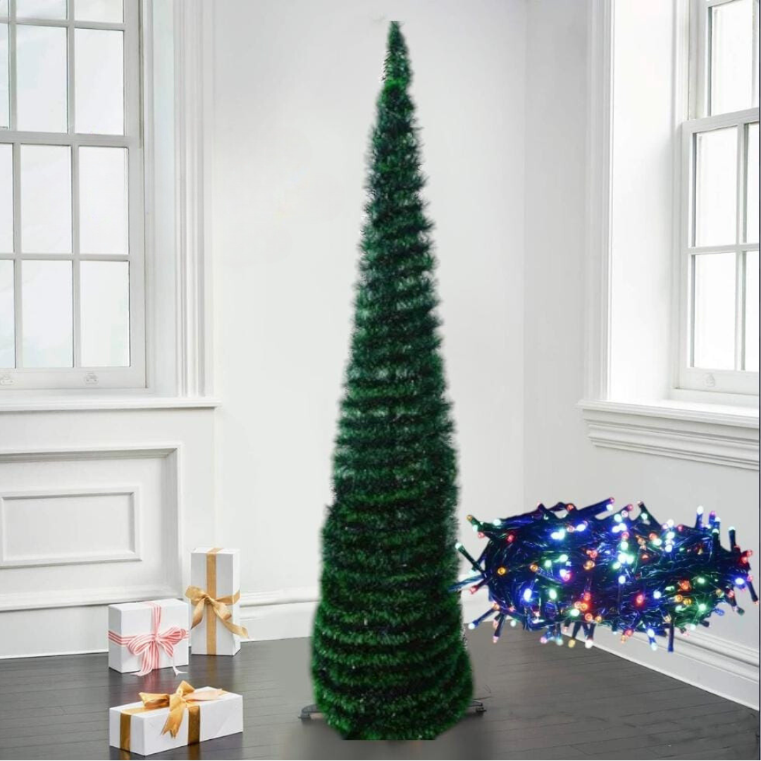 🎄 TreeJoy® Árbol Plegable – Navidad en Instantes + Gratis Pack de luces (200 leds de regalo)