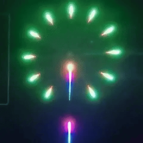 Luces LED de Fuegos Artificiales