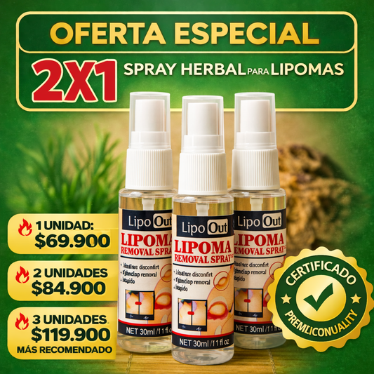 Spray Quita Lipomas - Alivio Tópico Sin Procedimientos