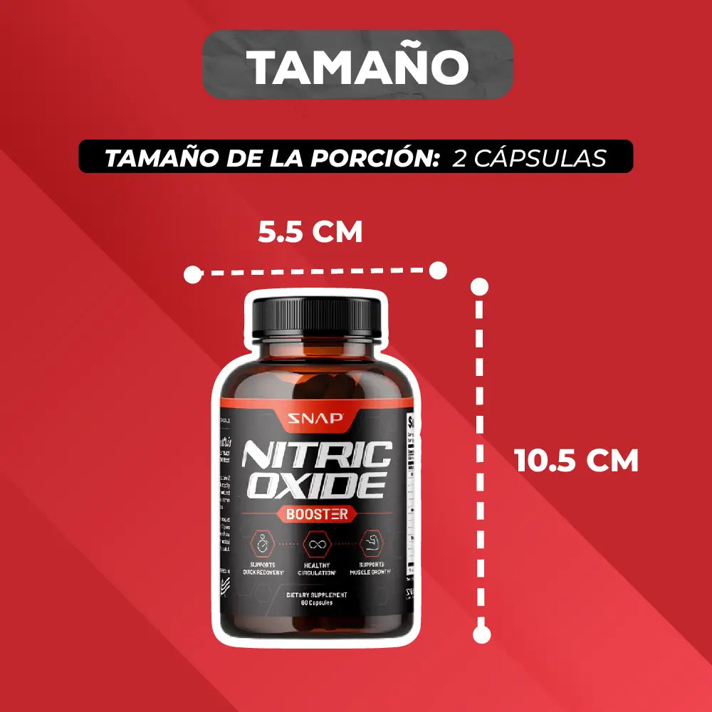 NITRIC OXIDE BOOSTER - Maximiza tu fuerza y resistencia