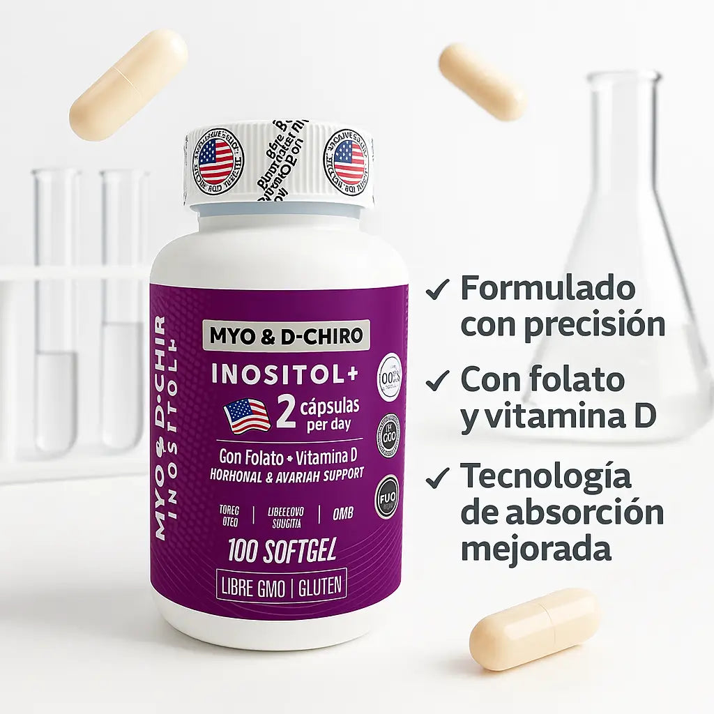 Inositol – Equilibrio hormonal, claridad mental y apoyo metabólico femenino