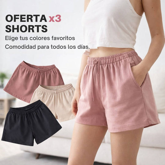 OFERTA X3 SHORTS - Más comodidad, mejor precio - $89.900