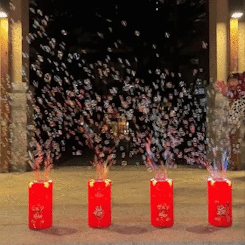 Volcán de Burbujas Festivo